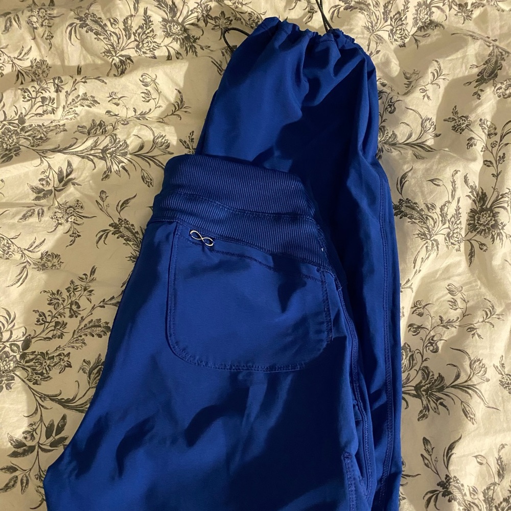 New Cherokee Infinity Drawstring Pants Galaxy Blue - image 3